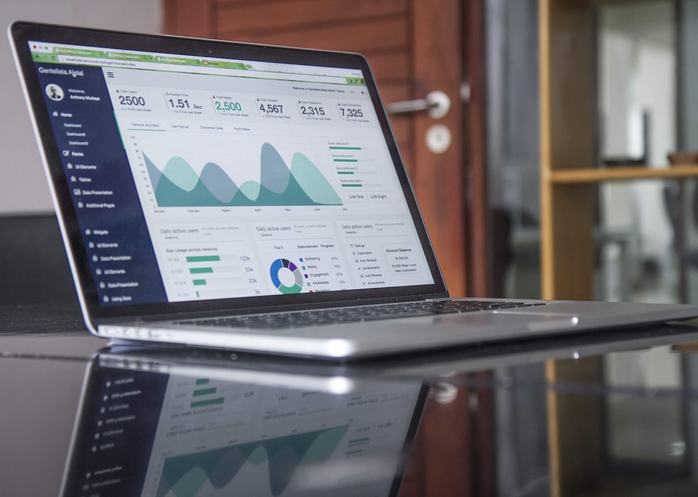 Strategist reviewing audience intelligence dashboards on screen